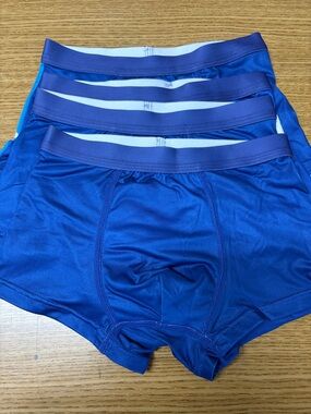Boys Toddler's Blue Boxer Briefs - 4 Pack
